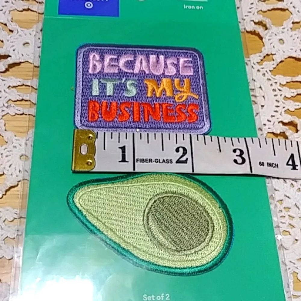 Retired Tabitha Brown Iron-On Patches, set of two, new items from Target